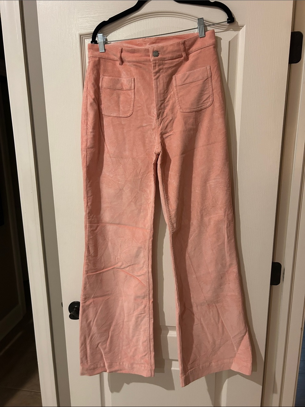 & Other Stories Pink Flare Corduroy Pants